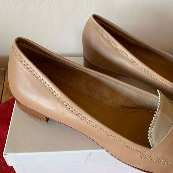 Bruschi, Italy, Leather and Patent Leather Penny Loafers - Italy 40, US 9.5 - Picture 4 of 8